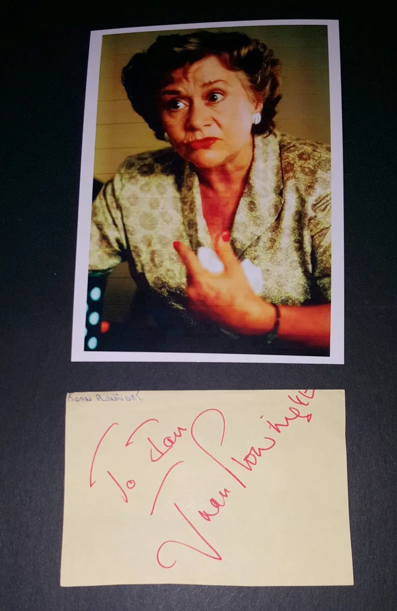 Image Joan Plowright image beautiful image beautiful image beautiful image beautiful image beautiful - DAME JOAN PLOWRIGHT HAND SIGNED PAGE AND NICE 5X7' PRINT ...