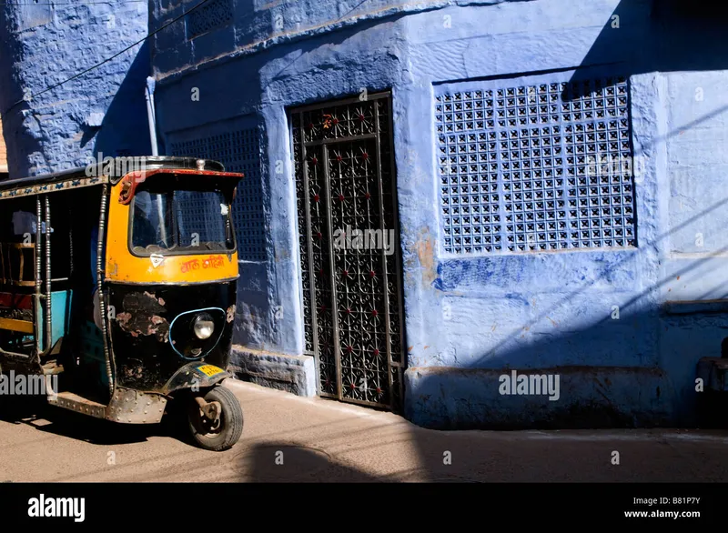 Image Jodhpur - Blue City image beautiful image beautiful - Life in the streets of the beautiful city of Jodhpur, India Stock ...