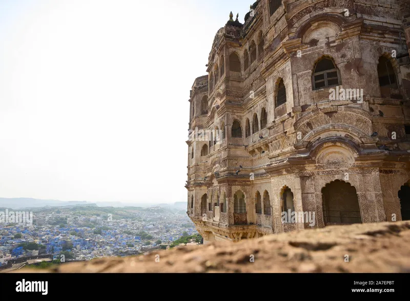 Image Jodhpur - Blue City image beautiful image beautiful image beautiful - Selective focus) View from above, stunning view of the beautiful ...