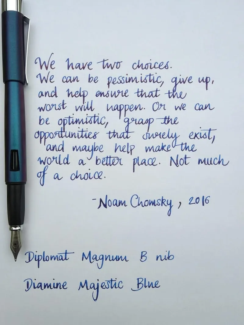 Image John Doe image beautiful - NPD: Diplomat Magnum, John Doe, B nib. (I don't know why part of ...