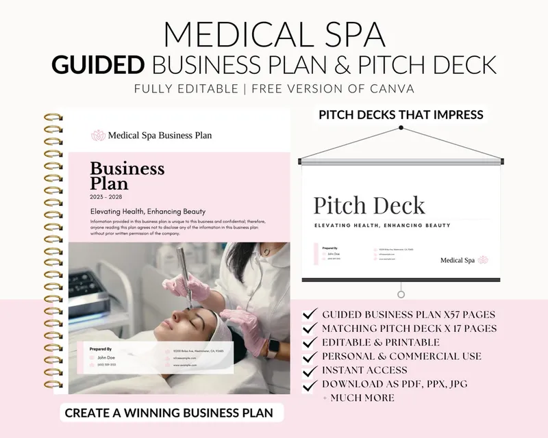 Image John Doe image beautiful image beautiful image beautiful image beautiful image beautiful image beautiful - MEDSPA Guided Business Planner and Pitch Deck, Medical Spa ...