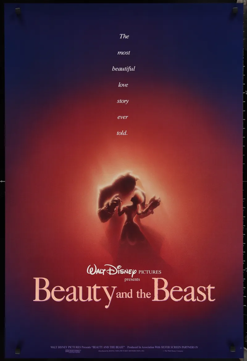 Image John image beautiful image beautiful image beautiful image beautiful image beautiful image beautiful - Beauty and the Beast Movie Poster 1991 1 Sheet (27x41)