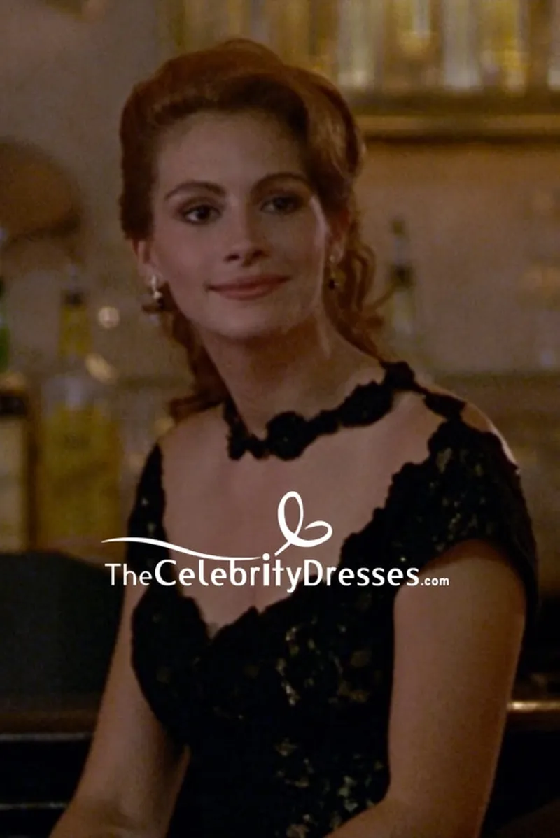 Image Julia Roberts image beautiful image beautiful image beautiful image beautiful image beautiful image beautiful - Julia Roberts Black Lace Cocktail Dress In Movie Pretty Women ...