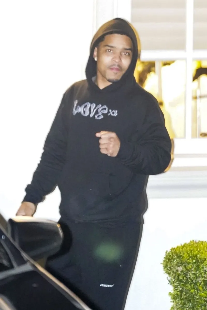 Image Justin Combs image beautiful - Diddy's sons King and Justin Combs seen fleeing LA mansion after raid