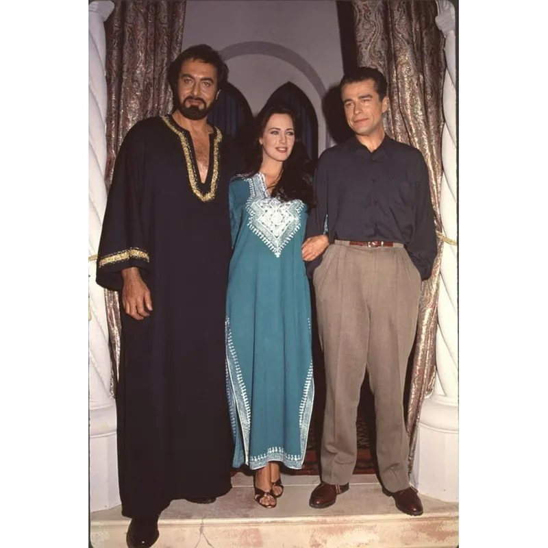 Image Kabir Bedi image beautiful image beautiful - Kabir Bedi, Hunter Tylo & Ian Buchanan On Set Of Bold & Beautiful ...