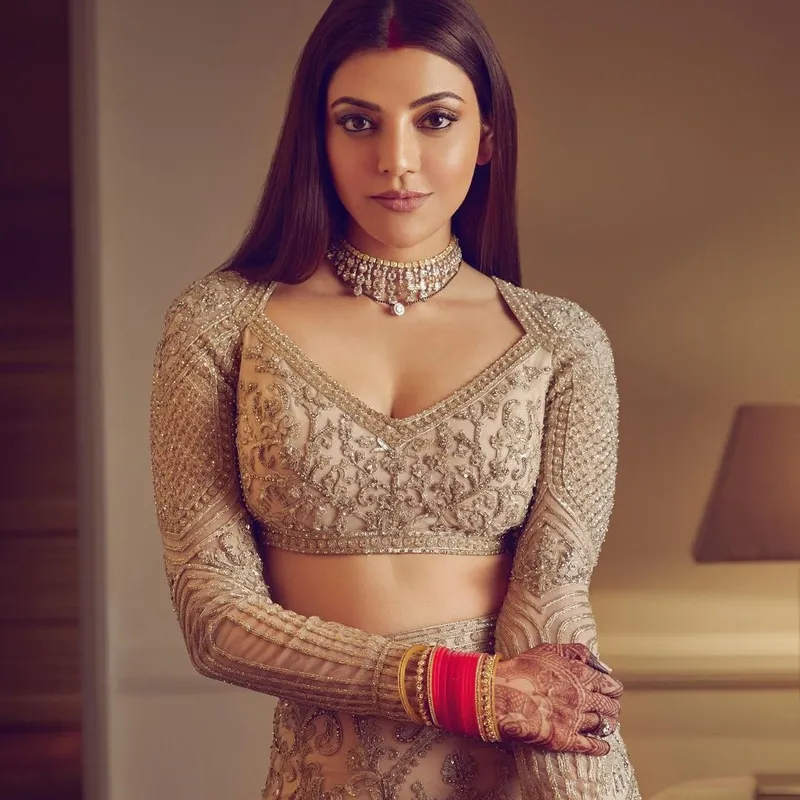 Image Kajal Aggarwal image beautiful image beautiful - 5 bridal beauty lessons to learn from Kajal Aggarwal | Vogue India