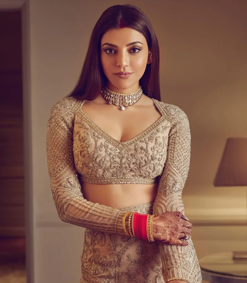 Image Kajal Aggarwal image beautiful image beautiful - 5 bridal beauty lessons to learn from Kajal Aggarwal | Vogue India