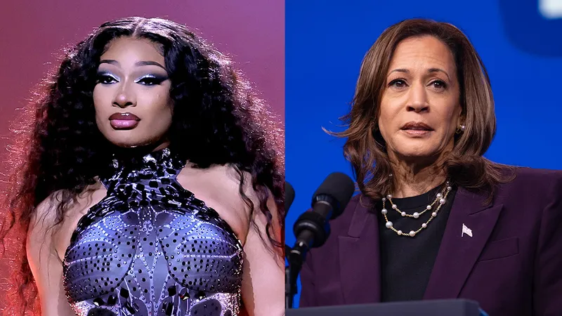 Image Kamala Harris image beautiful image beautiful image beautiful image beautiful image beautiful - Megan Thee Stallion Dances, Raps and Stumps Kamala Harris in ...