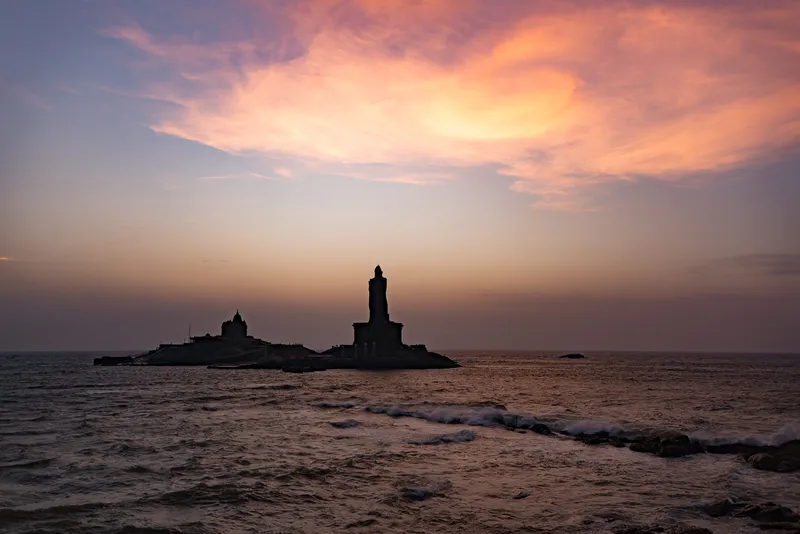 Image Kanyakumari - Southern Tip of India image beautiful image beautiful - Sunrise at the Kanyakumari Beach is something you can never forget ...