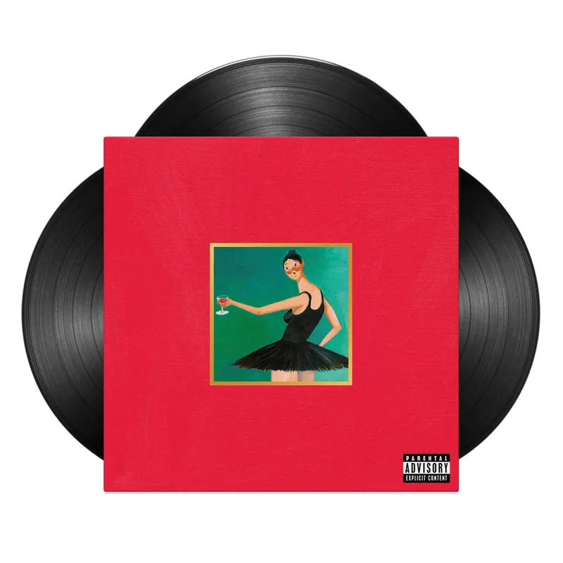 Image Kanye West image beautiful - Kanye West - My Beautiful Dark Twisted Fantasy (3xLP Vinyl)