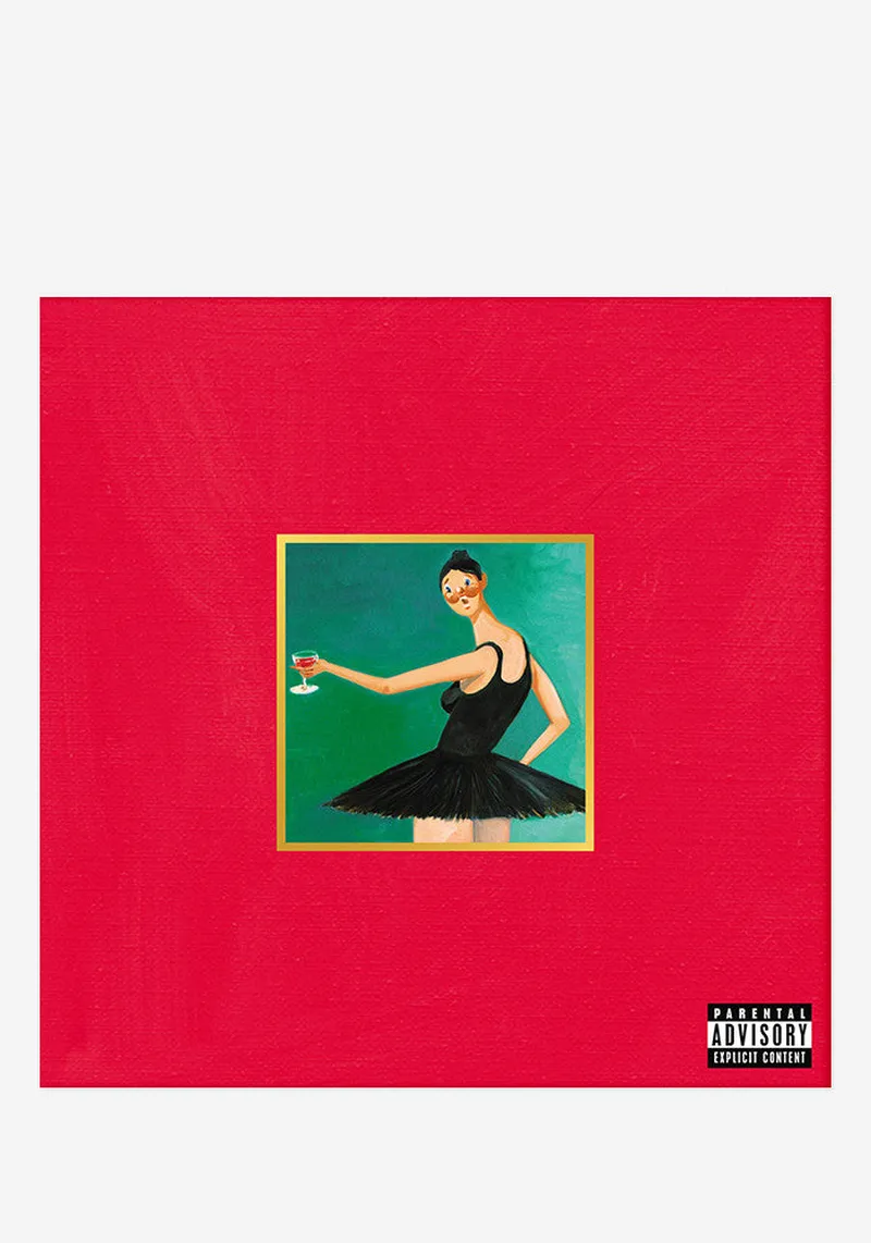 Image Kanye West image beautiful - Kanye West-My Beautiful Dark Twisted Fantasy 3 LP-Vinyl | Newbury ...