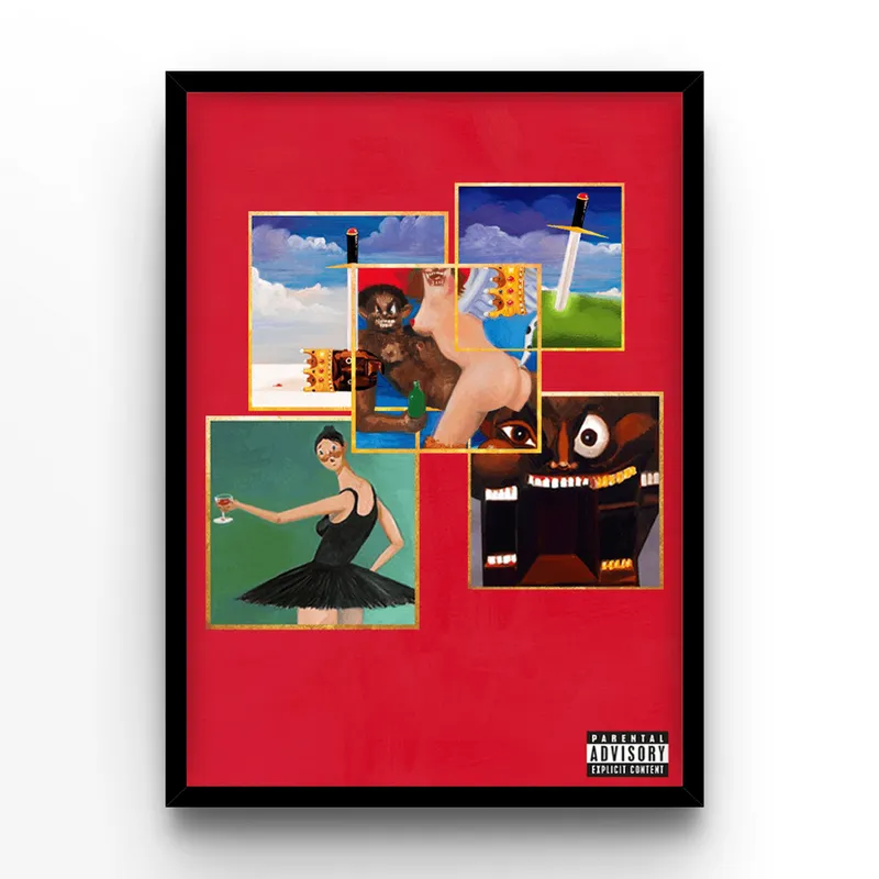 Image Kanye West image beautiful image beautiful image beautiful image beautiful image beautiful - Posters Kanye West 'My beautiful dark twisted fantasy' Cover ...