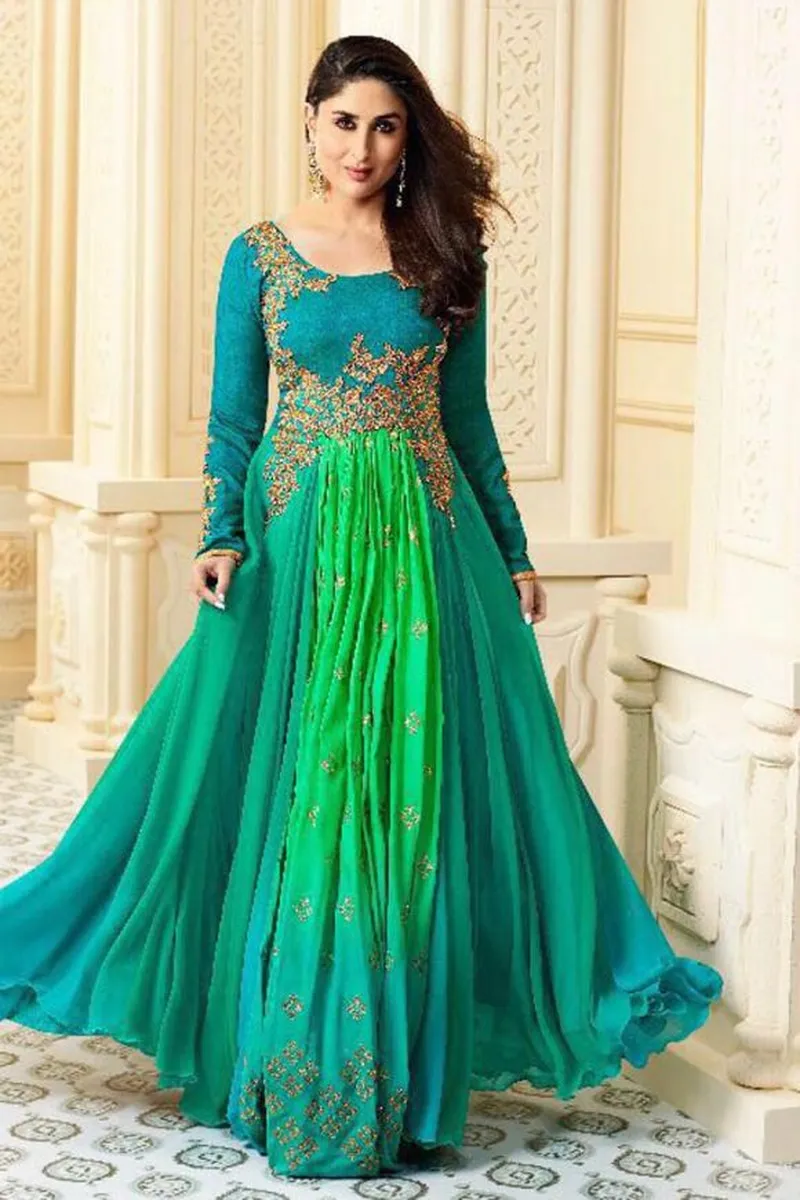 Image Kareena Kapoor image beautiful image beautiful image beautiful image beautiful image beautiful image beautiful image beautiful - Eid Special Kareena Kapoor Featuring Georgette Fabric Green And ...