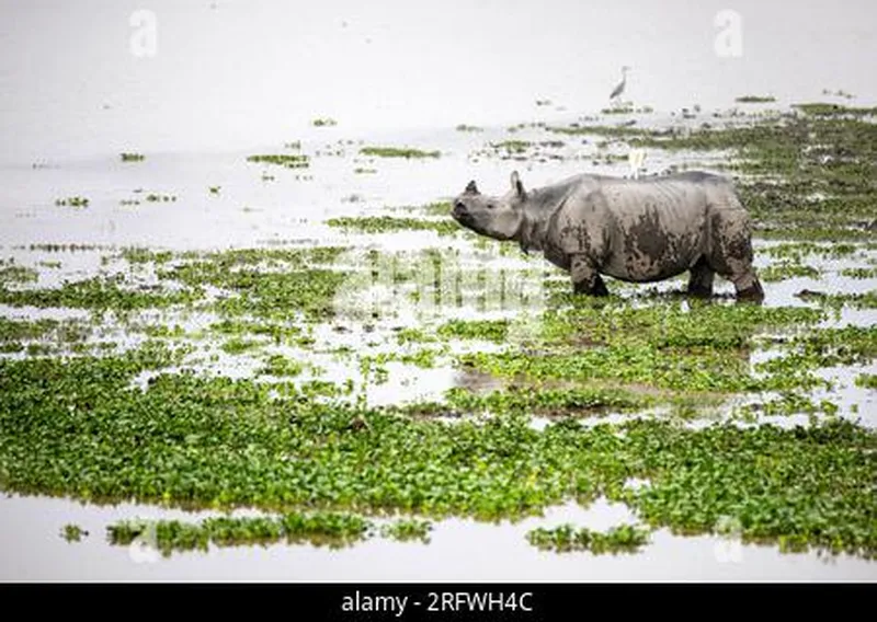 Image Kaziranga National Park - Home of the One-Horned Rhino image beautiful image beautiful image beautiful image beautiful - Beautiful Indian Rhinoceros or greater one-horned rhino, relaxing ...