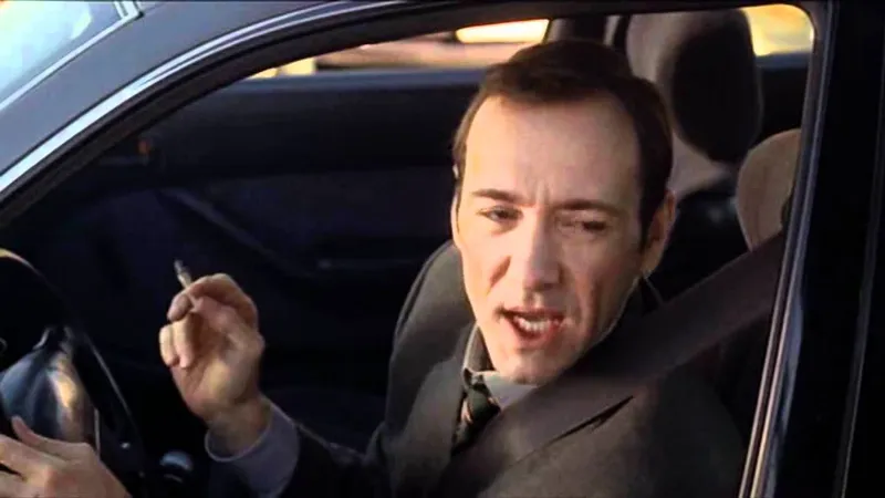 Image Kevin image beautiful image beautiful - American Beauty Kevin Spacey applies for job drive through - YouTube