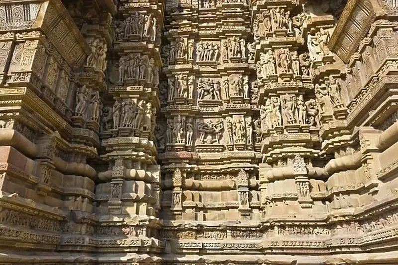 Image Khajuraho - Architectural Marvel image beautiful image beautiful image beautiful - Artistic sculptures of Kandariya Mahadeva Temple Our beautiful ...