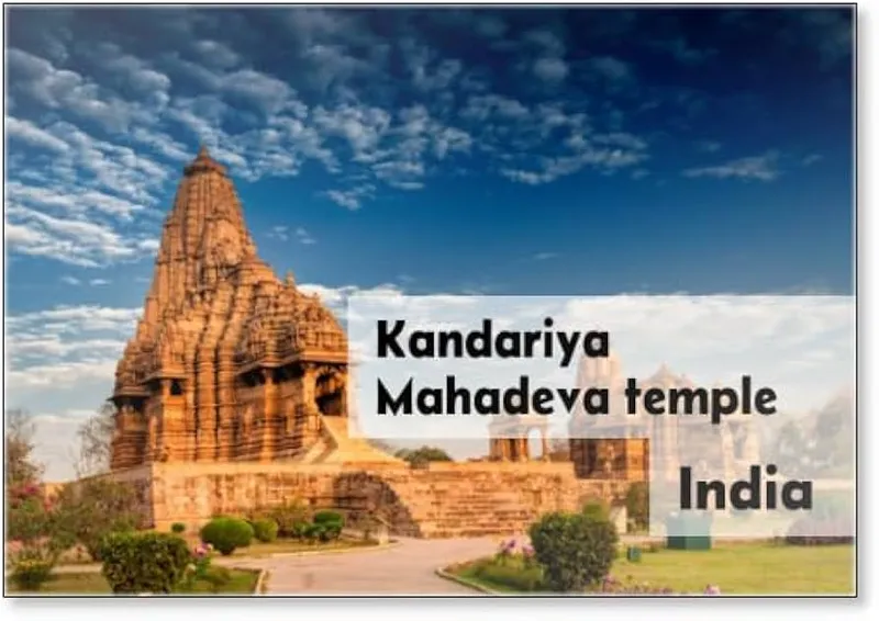 Image Khajuraho - UNESCO World Heritage Site image beautiful - Amazon.com: Photomagnet Beautiful Image of Kandariya Mahadeva ...