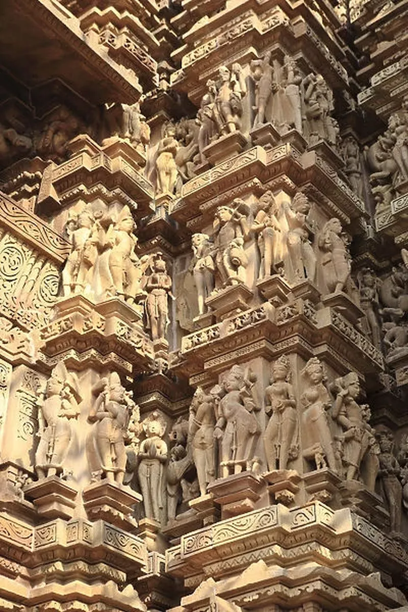 Image Khajuraho - UNESCO World Heritage Site image beautiful image beautiful - Sculpture of Kandariya, Mahadev Hindu temple Our beautiful Wall ...