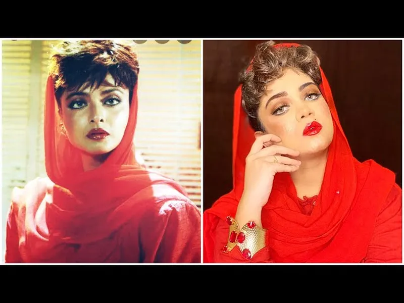 Image Khoon Bhari Maang image beautiful image beautiful - Rekha inspired makeup look ! Khoon bhari maang |full glam - YouTube