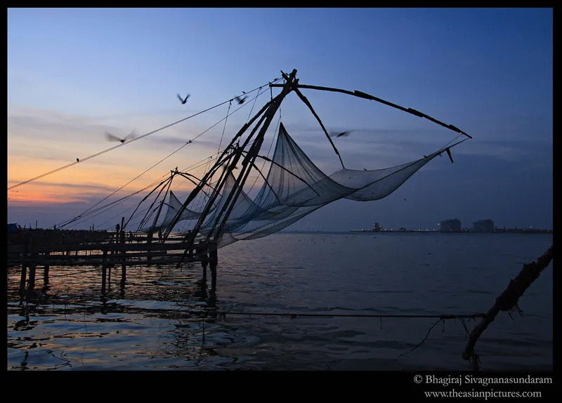 Image Kochi - Chinese Fishing Nets image beautiful - chinese nets | Beautiful sunsets behind the fort Kochi chine… | Flickr