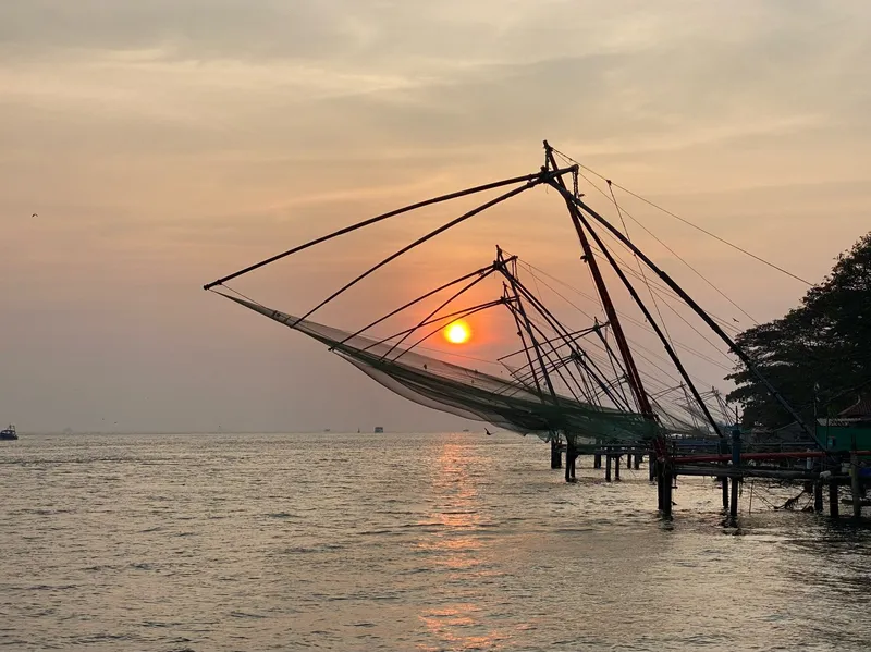 Image Kochi - Chinese Fishing Nets image beautiful image beautiful - Kathakali, Chai, and Backwaters: A Journey through India's Diverse ...