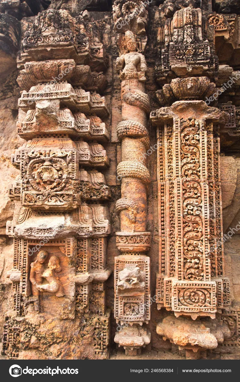 Image Konark Sun Temple - UNESCO World Heritage Site image beautiful image beautiful - Konark India January 2016 Beautiful Stone Carving Sun Temple 13Th ...