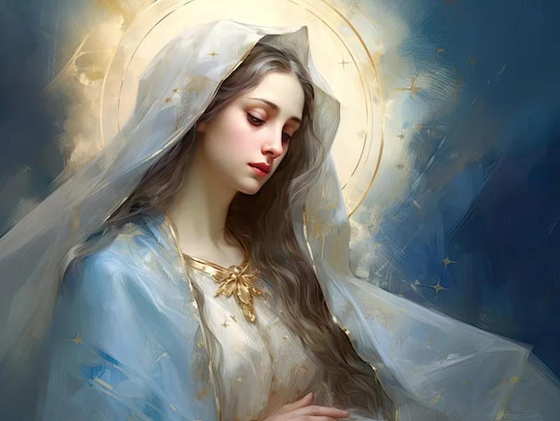 Image Lady A image beautiful image beautiful - Beautiful Virgin Mary painting Saint Mary mother of God Our Lady ...