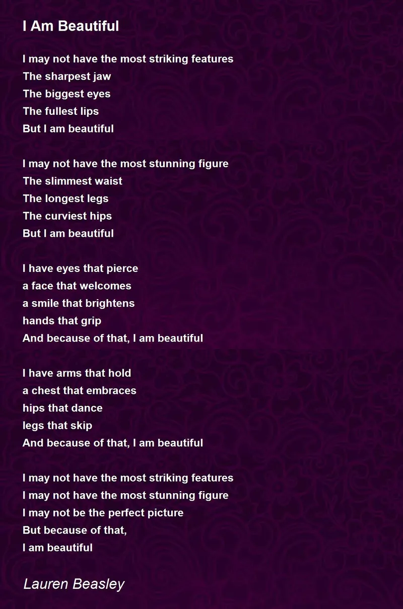 Image Lauren image beautiful image beautiful image beautiful image beautiful image beautiful image beautiful - I Am Beautiful - I Am Beautiful Poem by Lauren Beasley