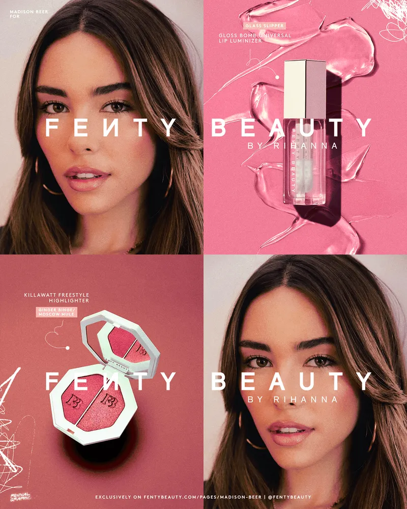 Image Madison image beautiful image beautiful image beautiful - Madison Beer for Fenty Beauty by Rihanna (Advertising) :: Behance