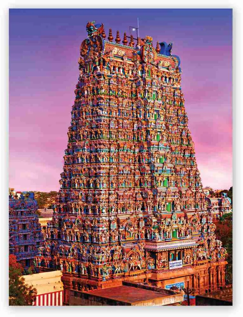 Image Madurai - Meenakshi Temple image beautiful image beautiful - Beautiful Meenakshi Temple Photo Poster Room Decoration Size “24 X ...