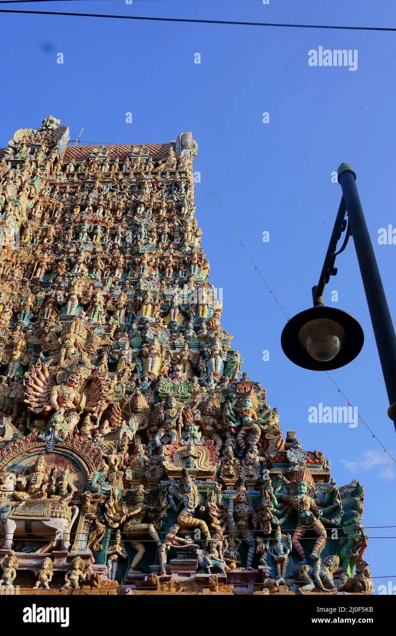 Image Madurai - Meenakshi Temple image beautiful image beautiful image beautiful - Bright beautiful picture of madurai meenakshi amman temple Tamil ...