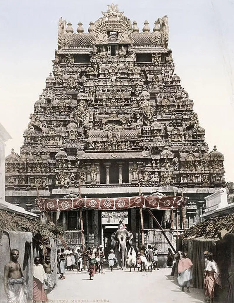 Image Madurai - Meenakshi Temple image beautiful image beautiful image beautiful image beautiful image beautiful - Meenakshi Temple, Gopuram, Madurai, India Our beautiful Wall Art ...