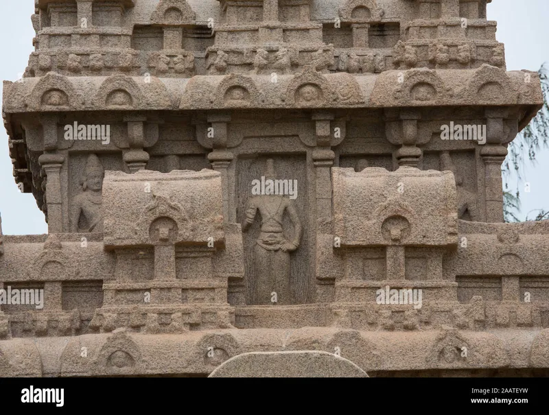 Image Mahabalipuram - Pancha Rathas image beautiful - Beautiful sculptures on the walls of Pancha Rathas temple in ...