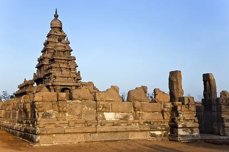 Image Mahabalipuram - Shore Temples image beautiful image beautiful - Ancient Shore Temple at Mahabalipuram Our beautiful Wall Art and ...