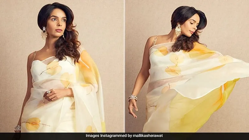 Image Mallika Sherawat image beautiful image beautiful image beautiful image beautiful image beautiful - We'd Pick Mallika Sherawat In A Gorgeous Organza Saree Over A ...