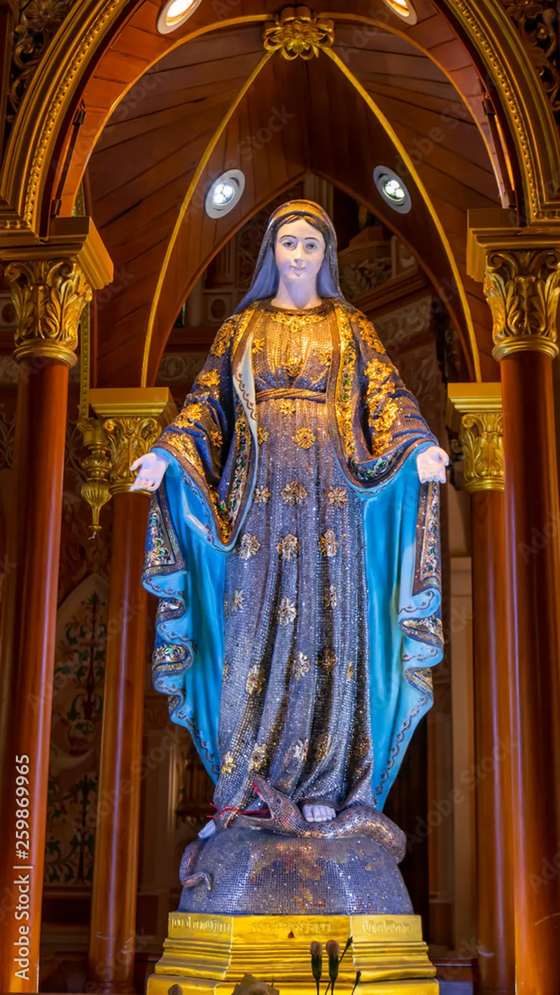 Image Mary image beautiful image beautiful - Beautiful Mother Mary statue in christ church Thailand Stock Photo ...