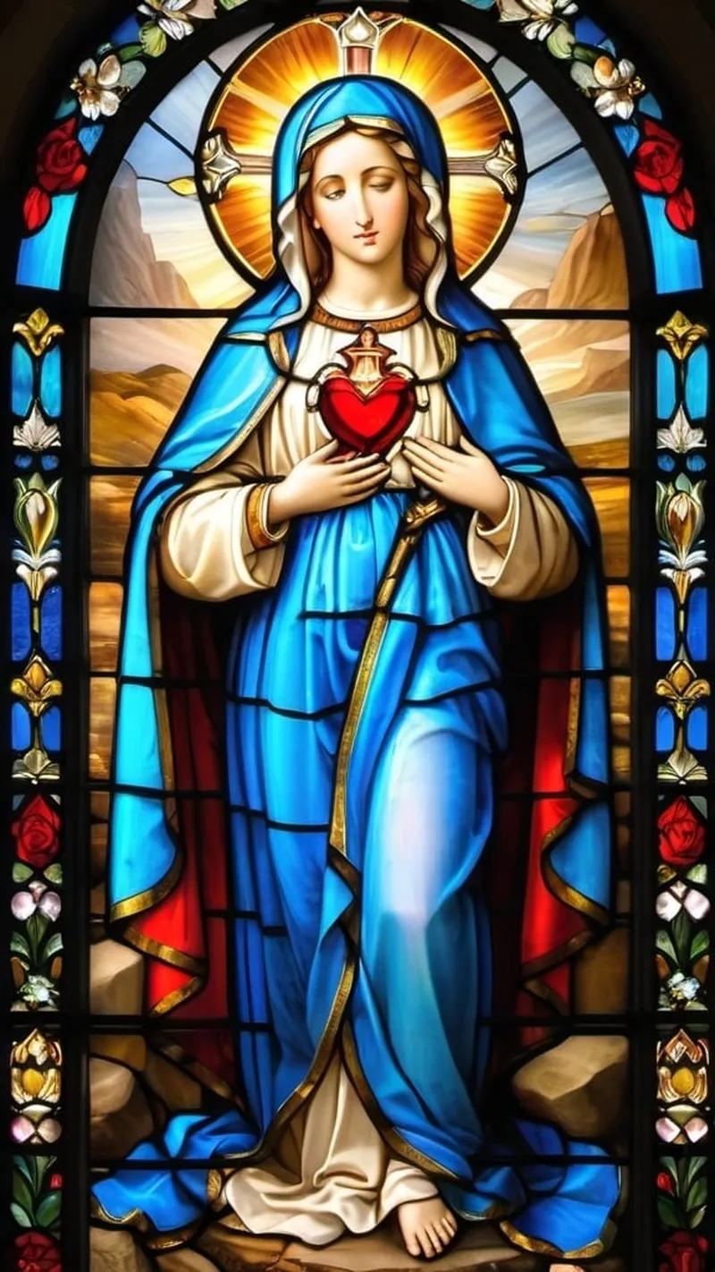 Image Mary image beautiful image beautiful image beautiful image beautiful image beautiful - Painting of the most beautiful most holy Virgin Mary...