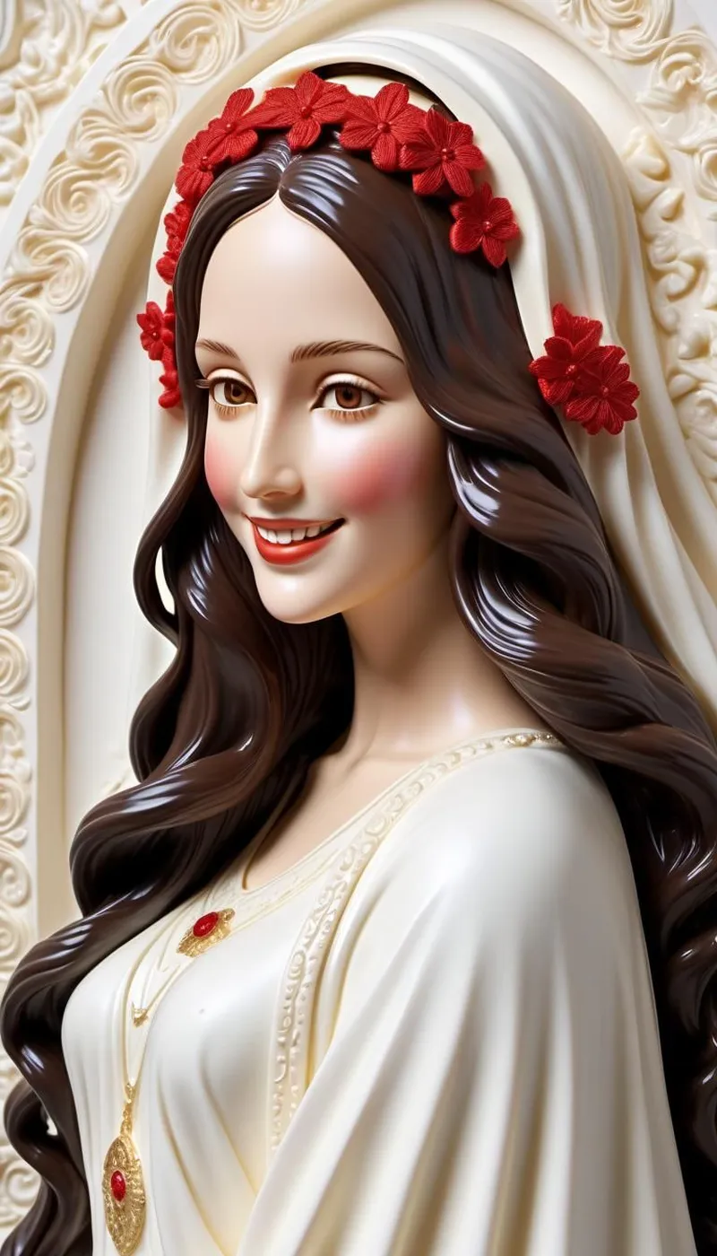 Image Mary image beautiful image beautiful image beautiful image beautiful image beautiful image beautiful image beautiful - Young beautiful and sweet smiling Virgin Mary, with very long ...