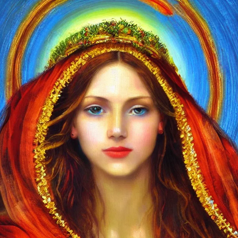 Image Mary image beautiful image beautiful image beautiful image beautiful image beautiful image beautiful image beautiful image beautiful - AI Painting of Mary Magdalene 1- Poster - beautyandai