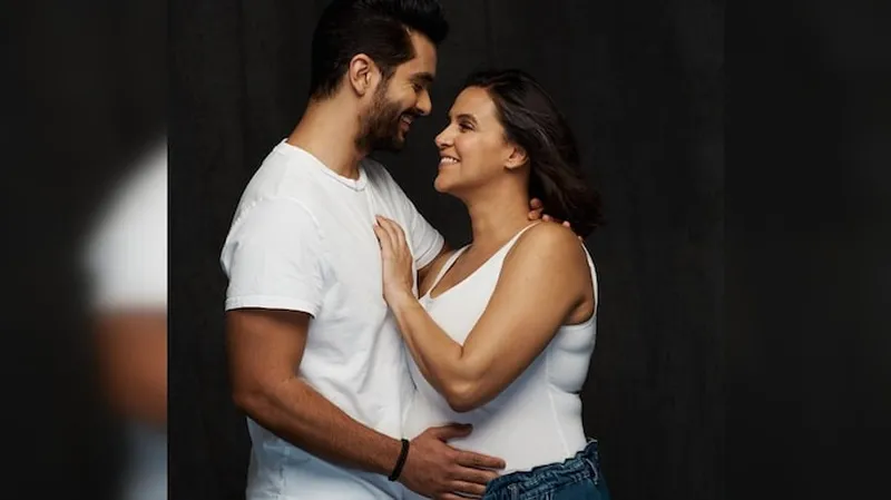 Image Mehr (Neha and Angad's daughter) image beautiful image beautiful image beautiful image beautiful - Neha Dhupia and Angad Bedi welcome a baby boy, their second child ...