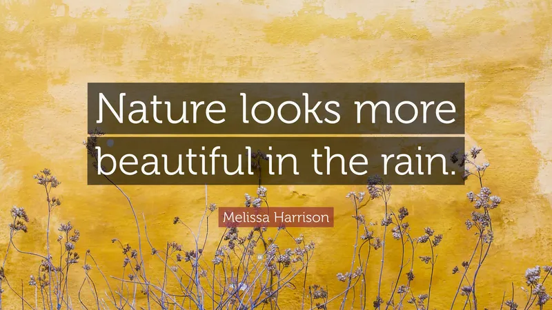 Image Melissa image beautiful image beautiful image beautiful image beautiful image beautiful image beautiful image beautiful - Melissa Harrison Quote: “Nature looks more beautiful in the rain.”