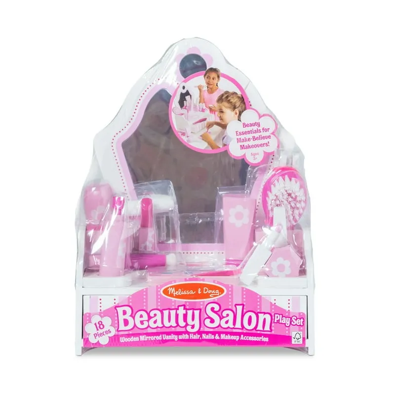 Image Melissa image beautiful image beautiful image beautiful image beautiful image beautiful image beautiful image beautiful image beautiful image beautiful - Melissa & Doug Wooden Beauty Salon Play Set with Vanity, 18 Pieces ...