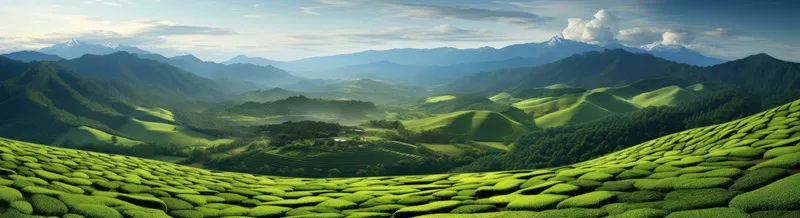 Image Munnar - Hill Station image beautiful image beautiful image beautiful - AI generated a beautiful scenery of green hills and tea fields ...