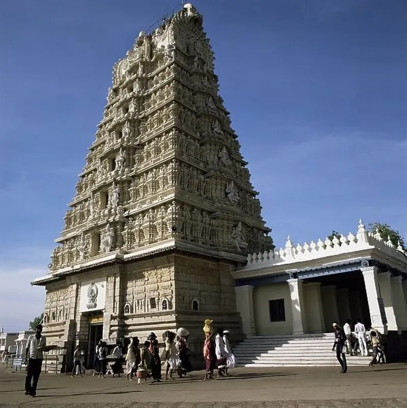 Image Mysore - Chamundi Hill image beautiful image beautiful - Chamundi Hill Temple, Mysore, Mysore state, India, Asia