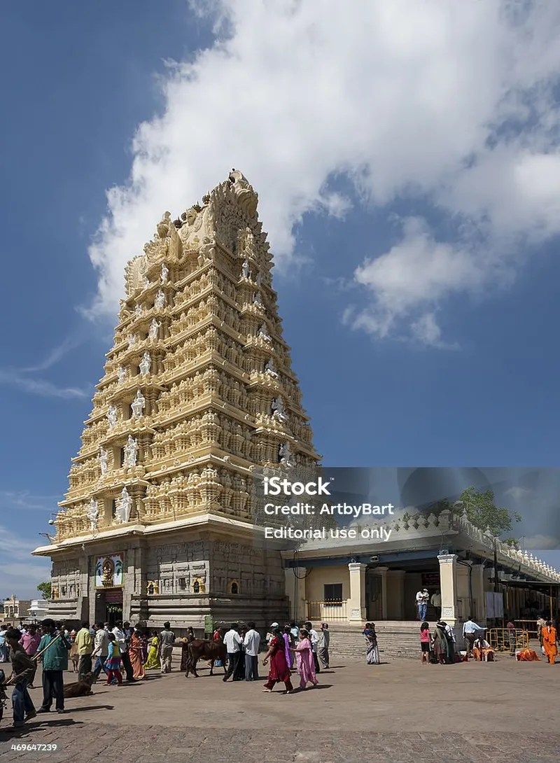 Image Mysore - Chamundi Hill image beautiful image beautiful image beautiful image beautiful image beautiful - Hindu Pilgrims Gathering Before Beautiful Temple In South India ...