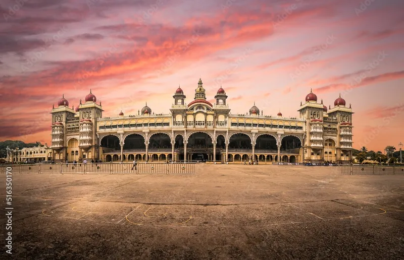 Image Mysore - Mysore Palace image beautiful image beautiful image beautiful - Majestic Mysore Palace over a background of a beautiful sky ...