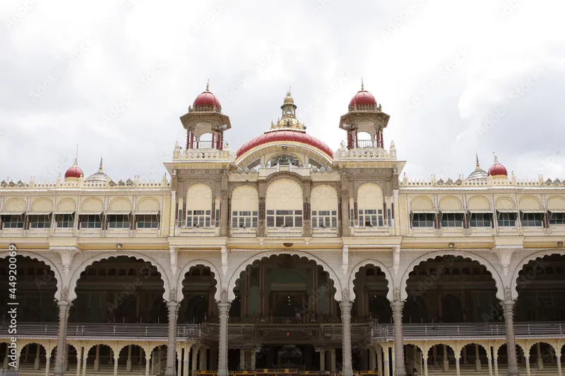 Image Mysore - Mysore Palace image beautiful image beautiful image beautiful image beautiful image beautiful - The facade if Mysore palace showing beautiful arches Stock Photo ...