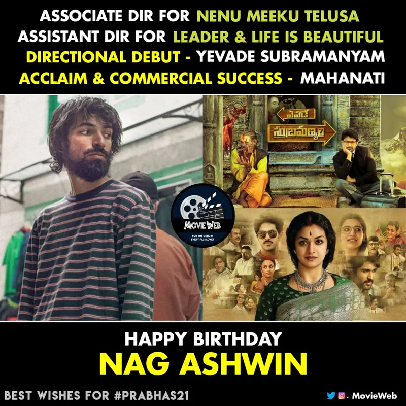 Image Nag Ashwin image beautiful - MovieWeb on X: 