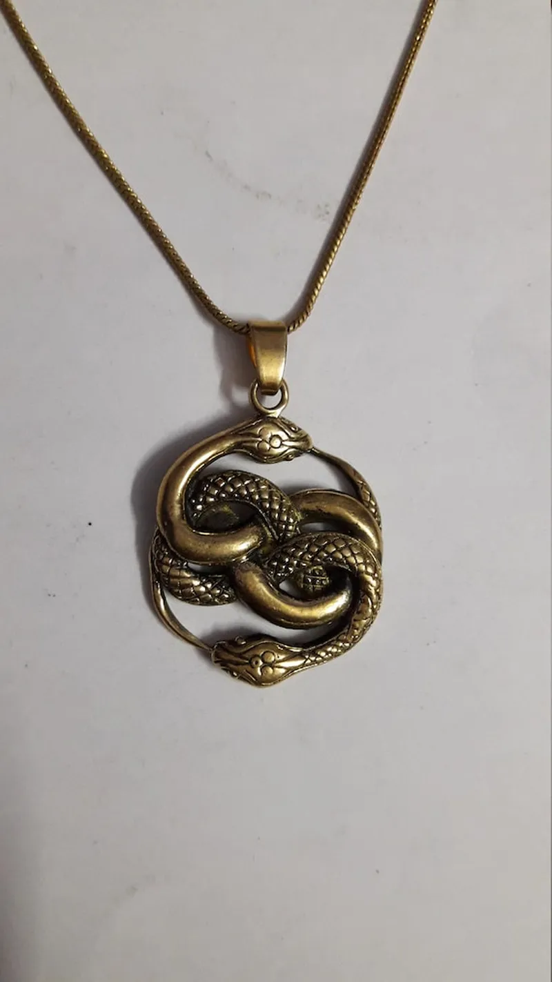 Image Nagin image beautiful - Handmade Beautiful Solid Yellow Brass Beautiful Snake Nag Nagin ...