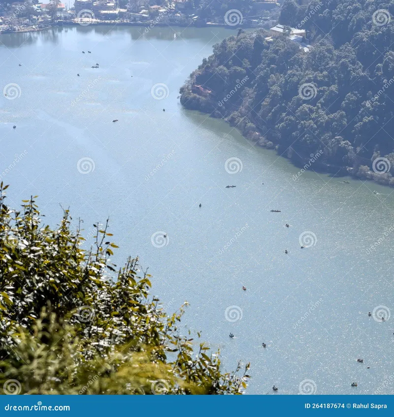 Image Nainital - Naini Lake image beautiful image beautiful image beautiful - Full View of Naini Lake during Evening Time Near Mall Road in ...